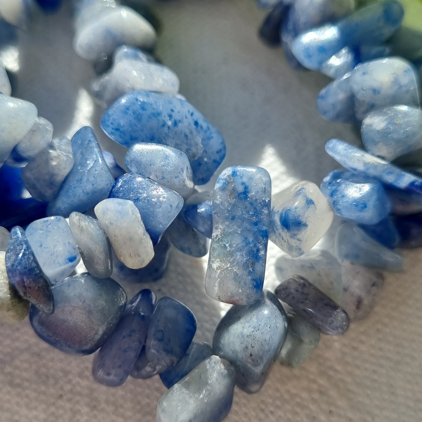 Blue Quartz Chip Bracelet - Sparrow and Fox