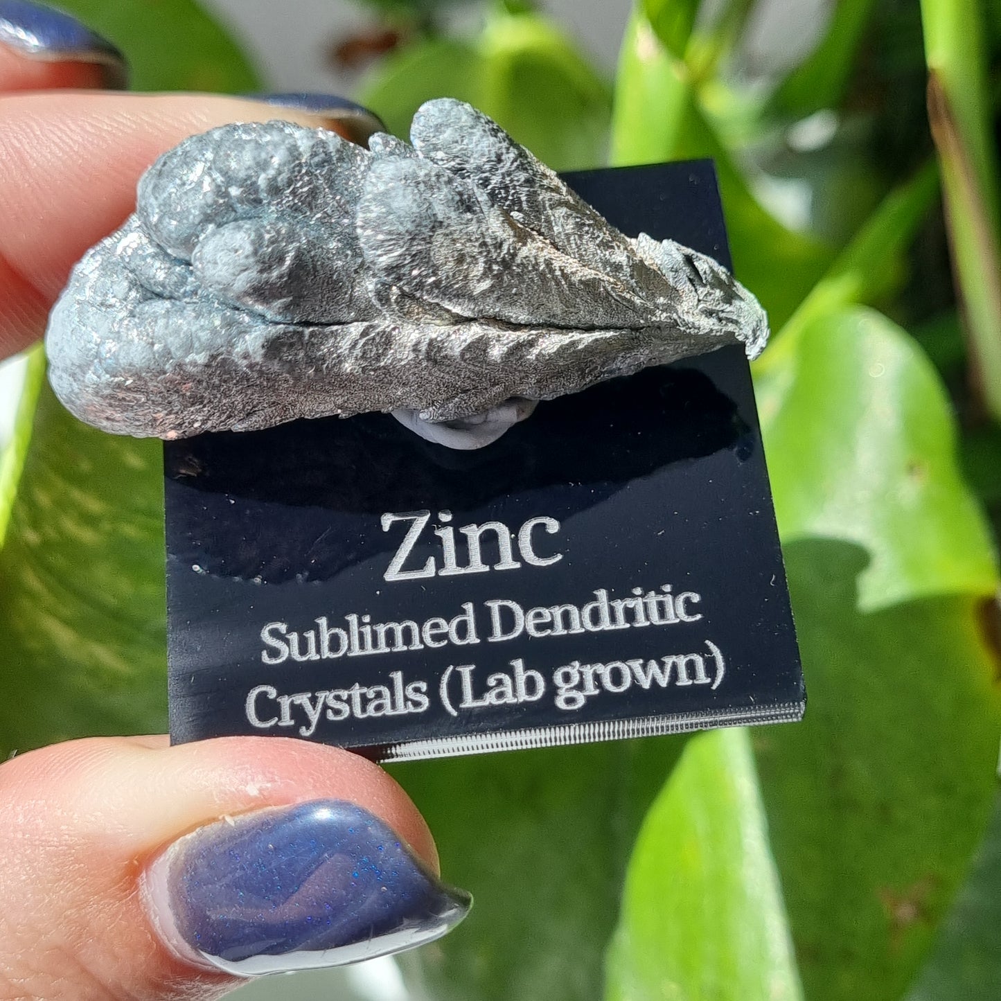 Sublimed Dendritic Zinc Crystals - 33.30g - Sparrow and Fox