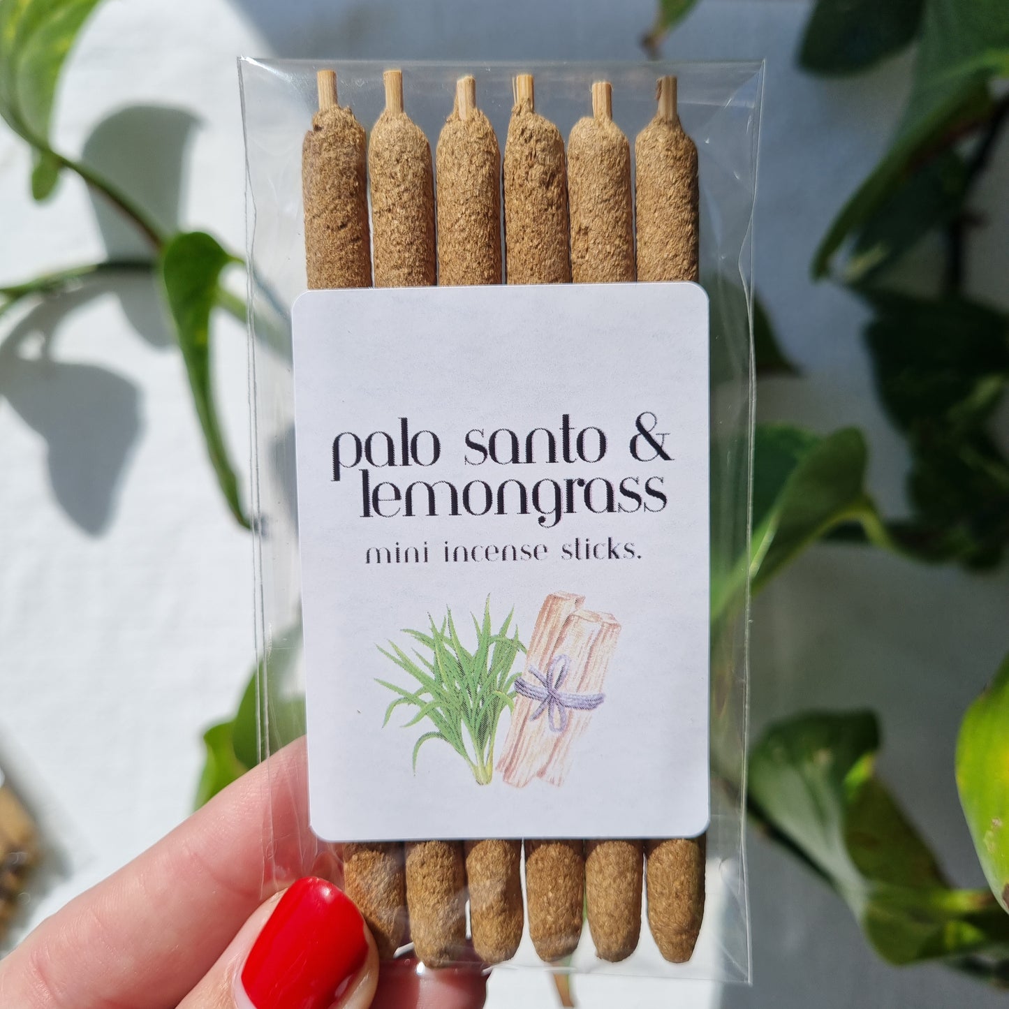 Lemograss & Palo Santo Mini Incense Sticks - 6 Pack - Sparrow and Fox
