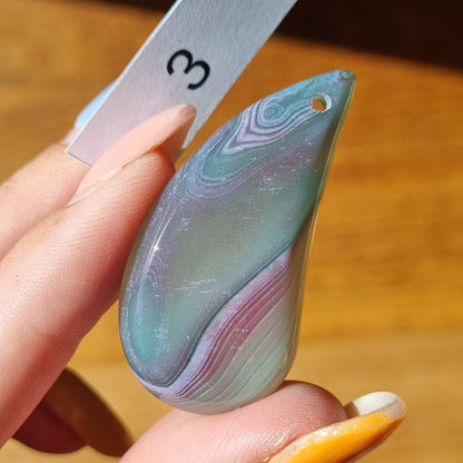 Agate Mixed - Dyed - Drilled Cabochon