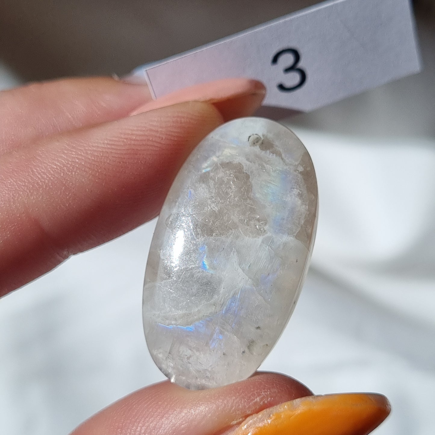 Moonstone Drilled Cabochon