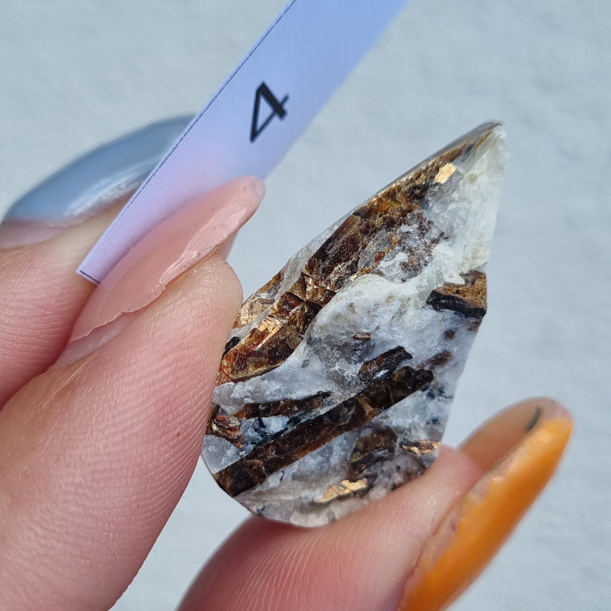 Astrophyllite Raw Cabochon - Sparrow and Fox