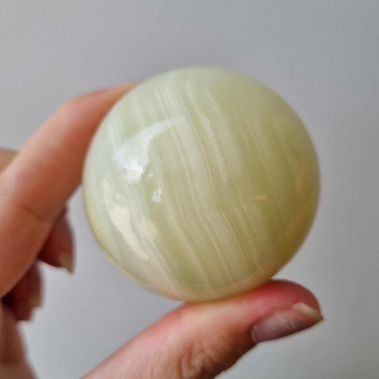 Green Onyx Sphere - Pakistan - 50-55mm - Sparrow and Fox