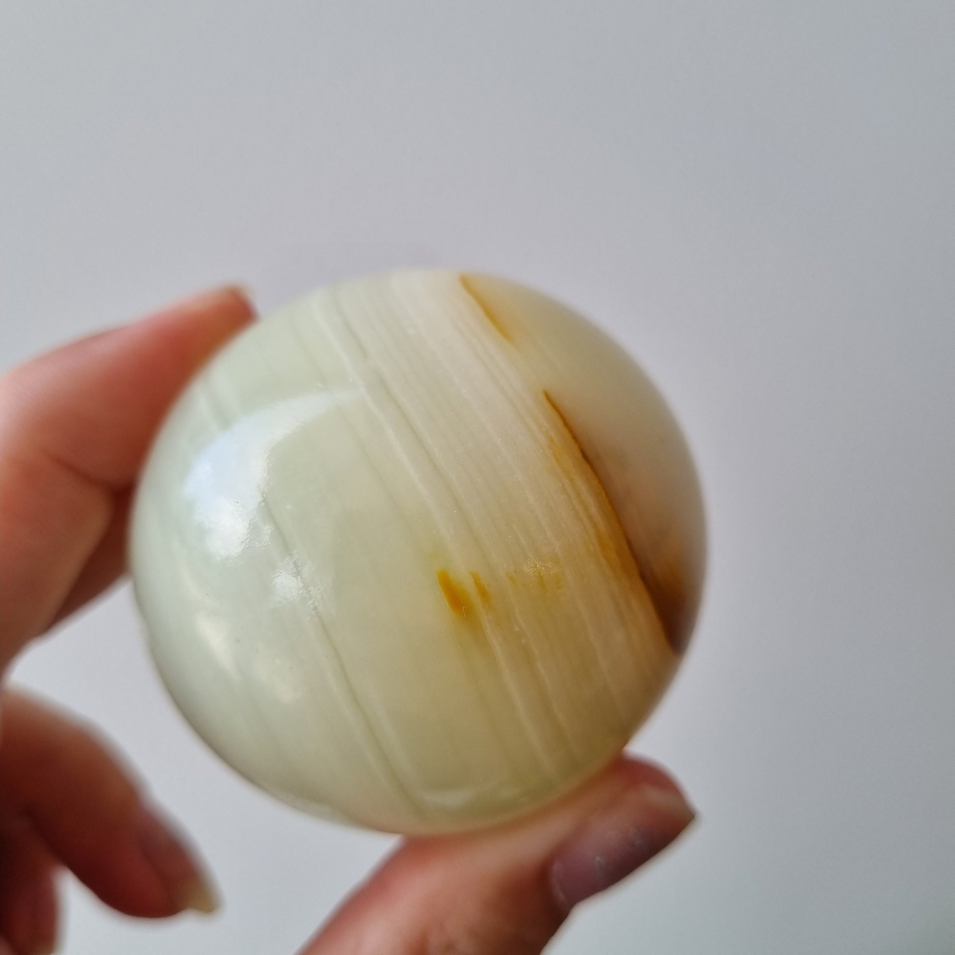 Green Onyx Sphere - Pakistan - 50-55mm - Sparrow and Fox