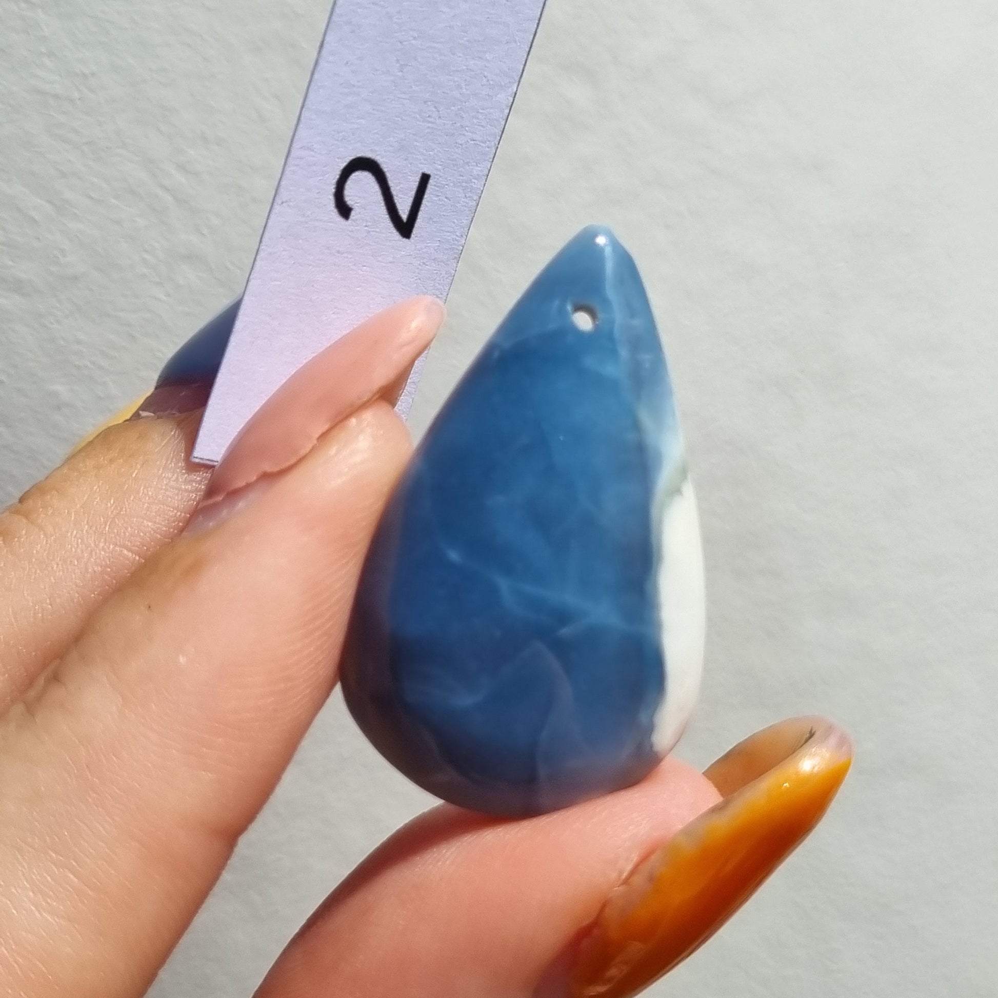 Blue Opal Drilled Cabochon - Sparrow and Fox