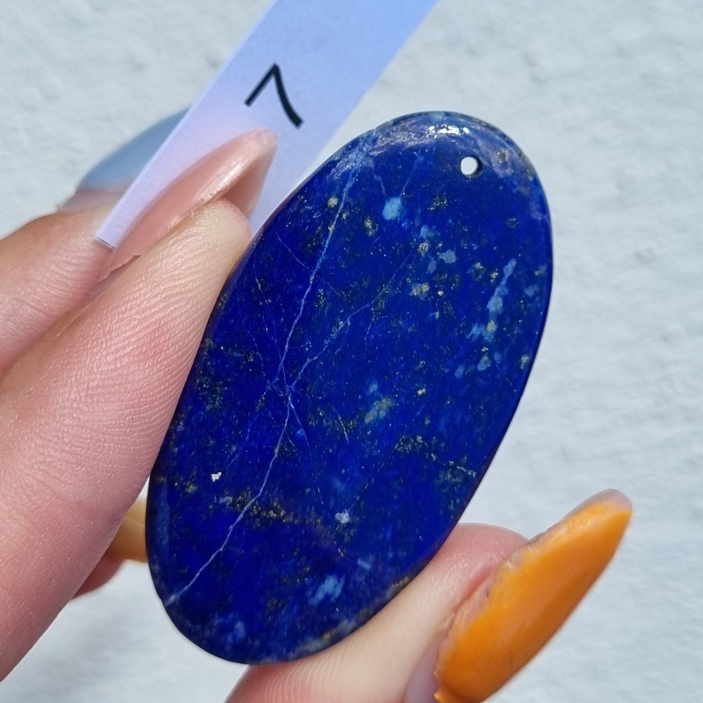 Lapis Lazuli Drilled Cabochon