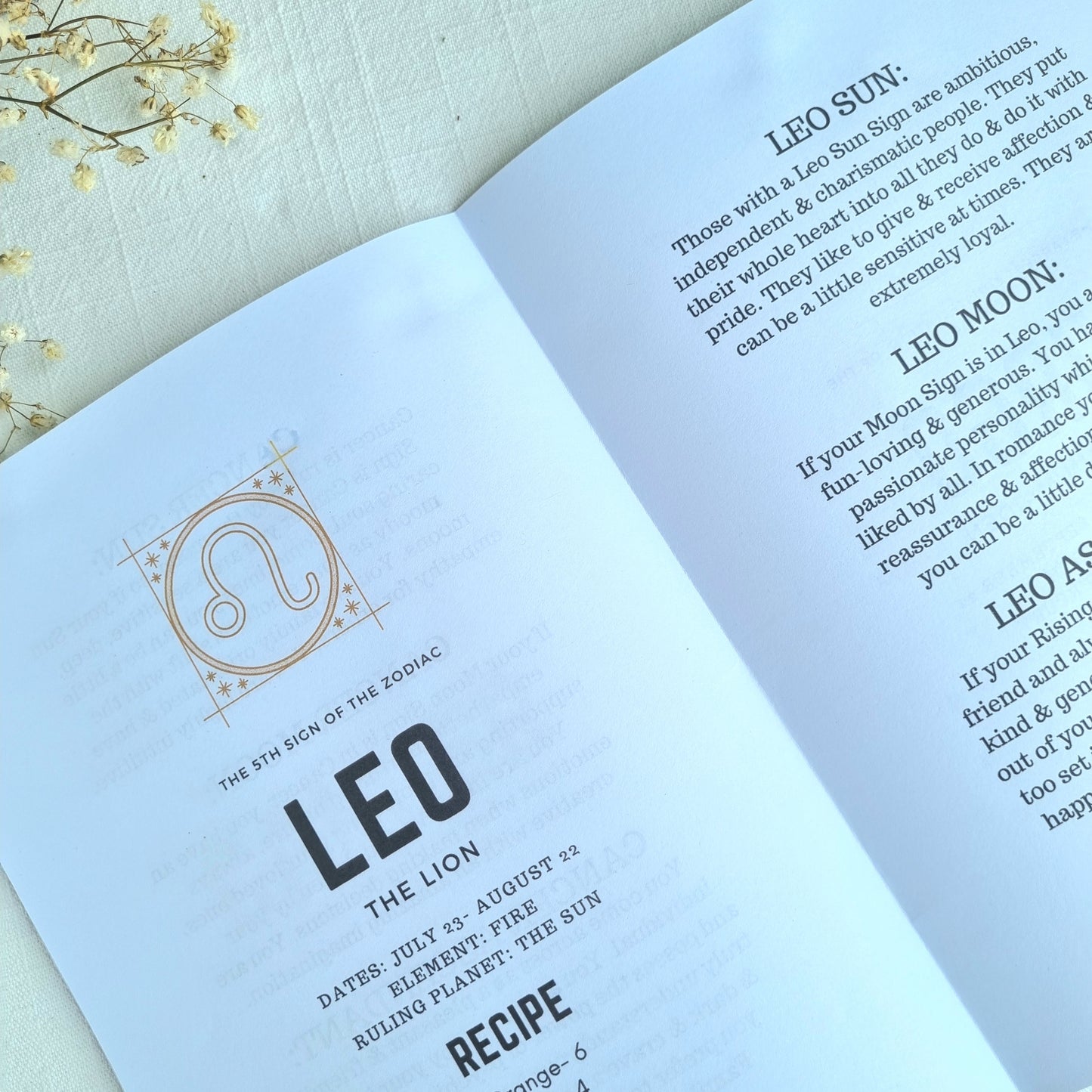 Essential Oils & the Zodiac Book - Sparrow and Fox