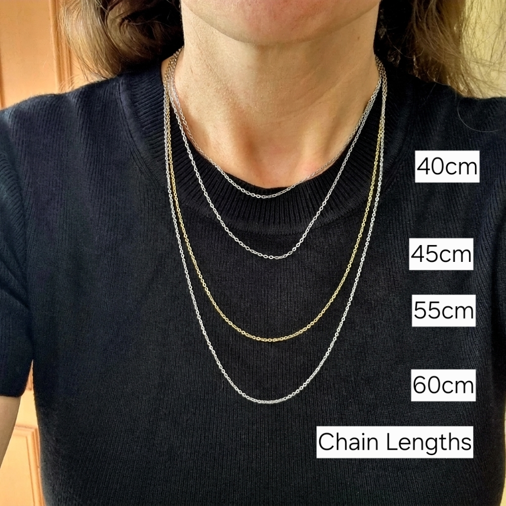 Agate & Silver - Bead Necklace