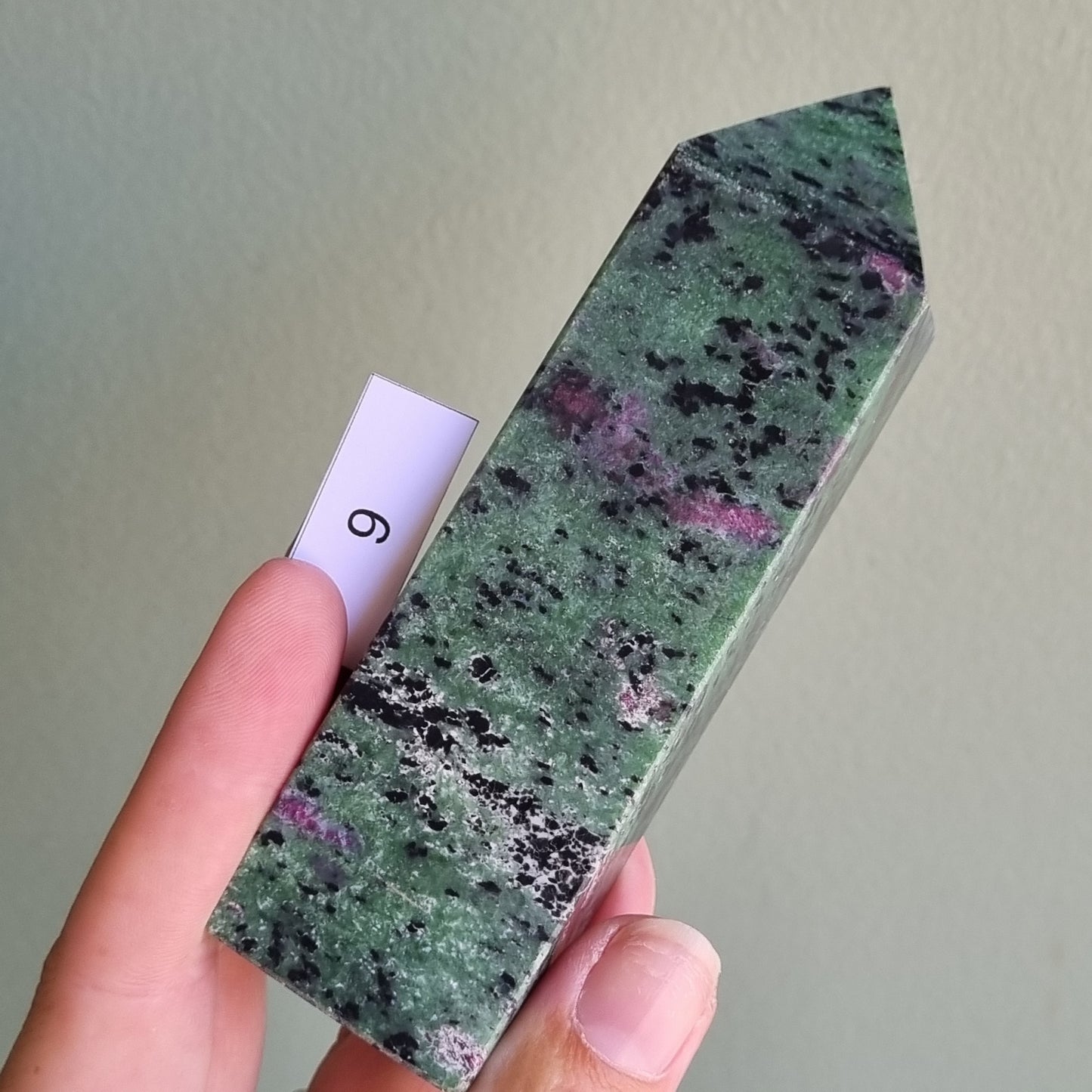 Ruby Zoisite Obelisk - Madagascar
