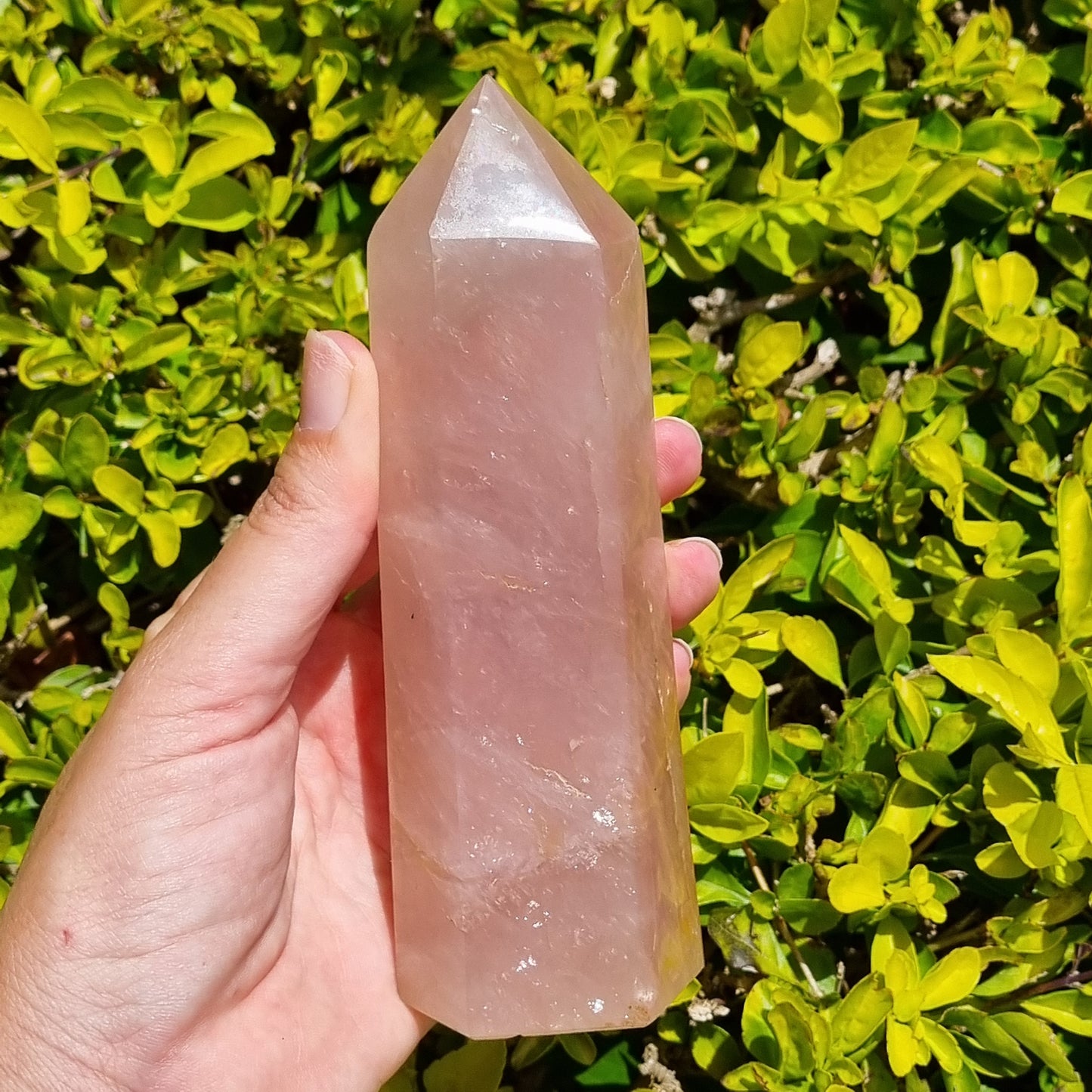 Rose Quartz Tower - Madagascar - 453g