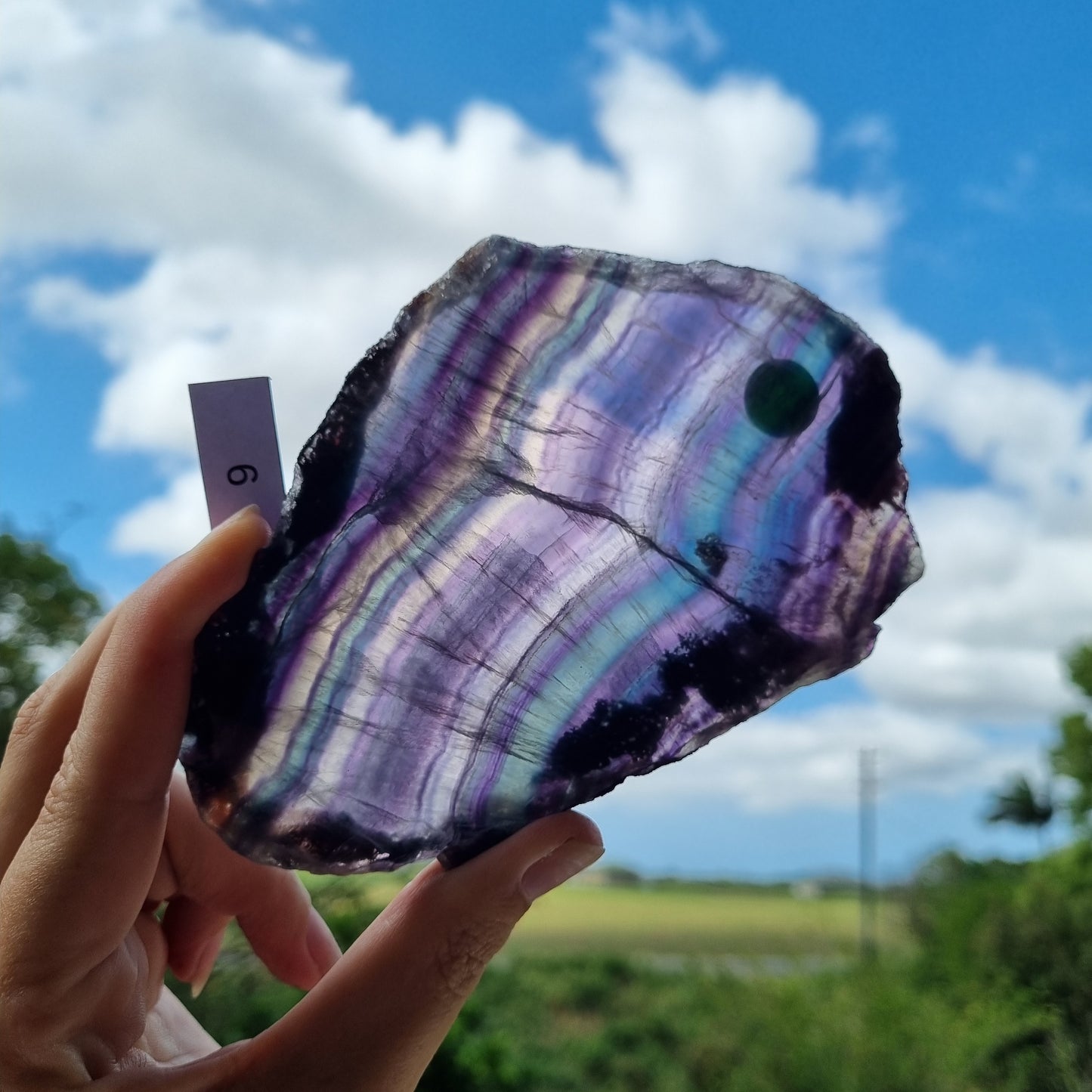 Fluorite Slice - China