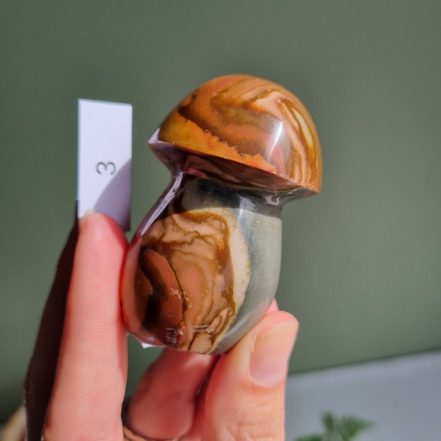 Polychrome Jasper Mushroom - Madagascar
