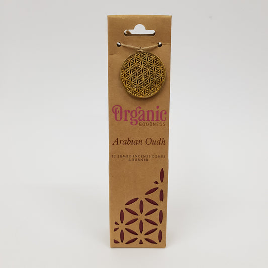 Arabian Oudh Cones - Organic Goodness Masala Incense - Sparrow and Fox