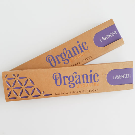 Lavender Sticks - Organic Goodness Masala Incense - Sparrow and Fox