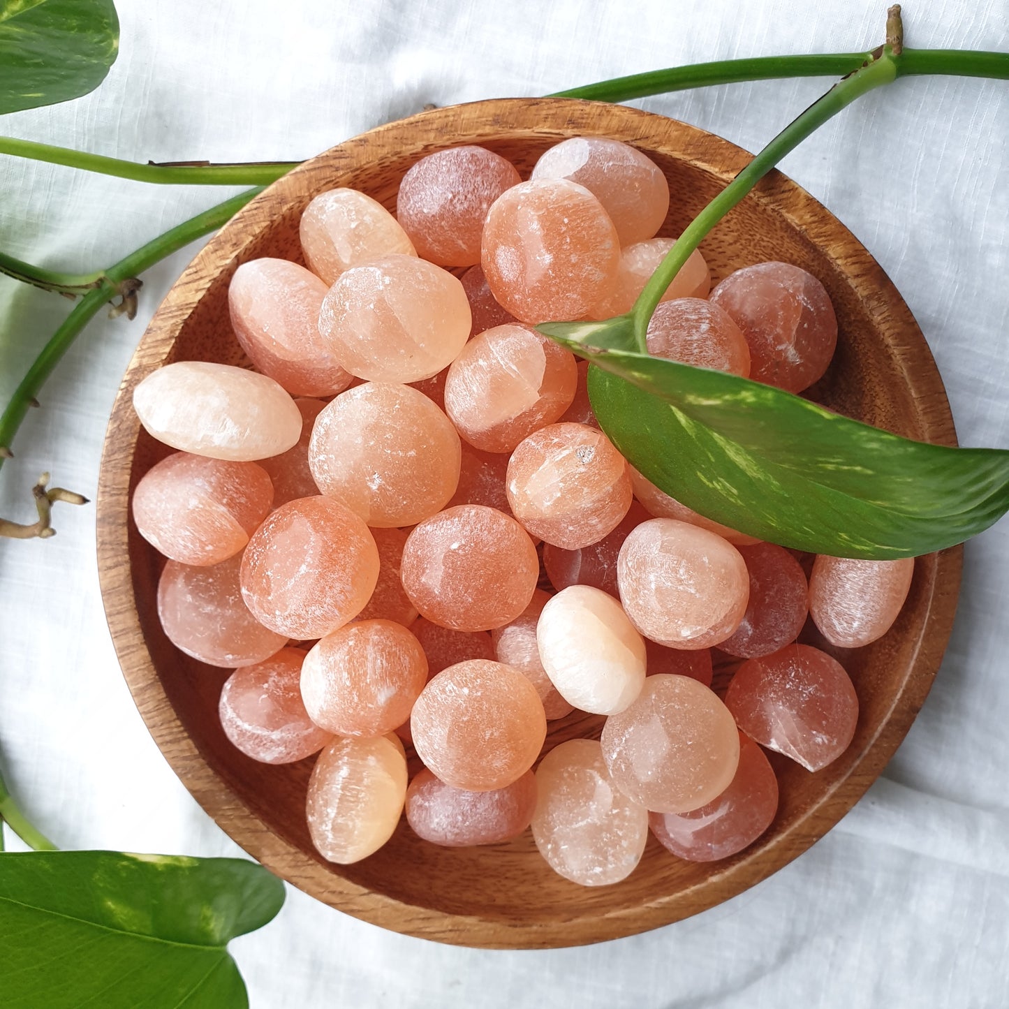 Orange Selenite Tumble - Morocco - Sparrow and Fox