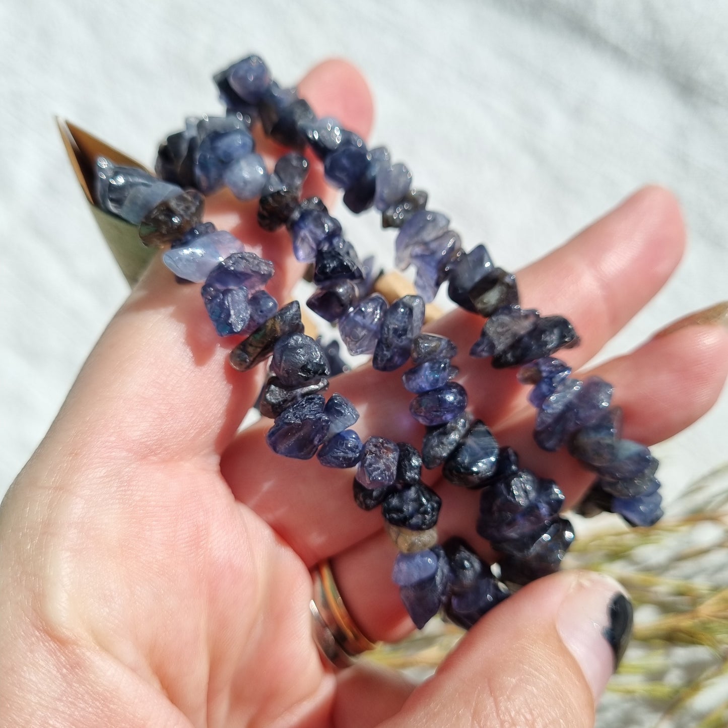 Iolite Chip Bracelet - Sparrow and Fox