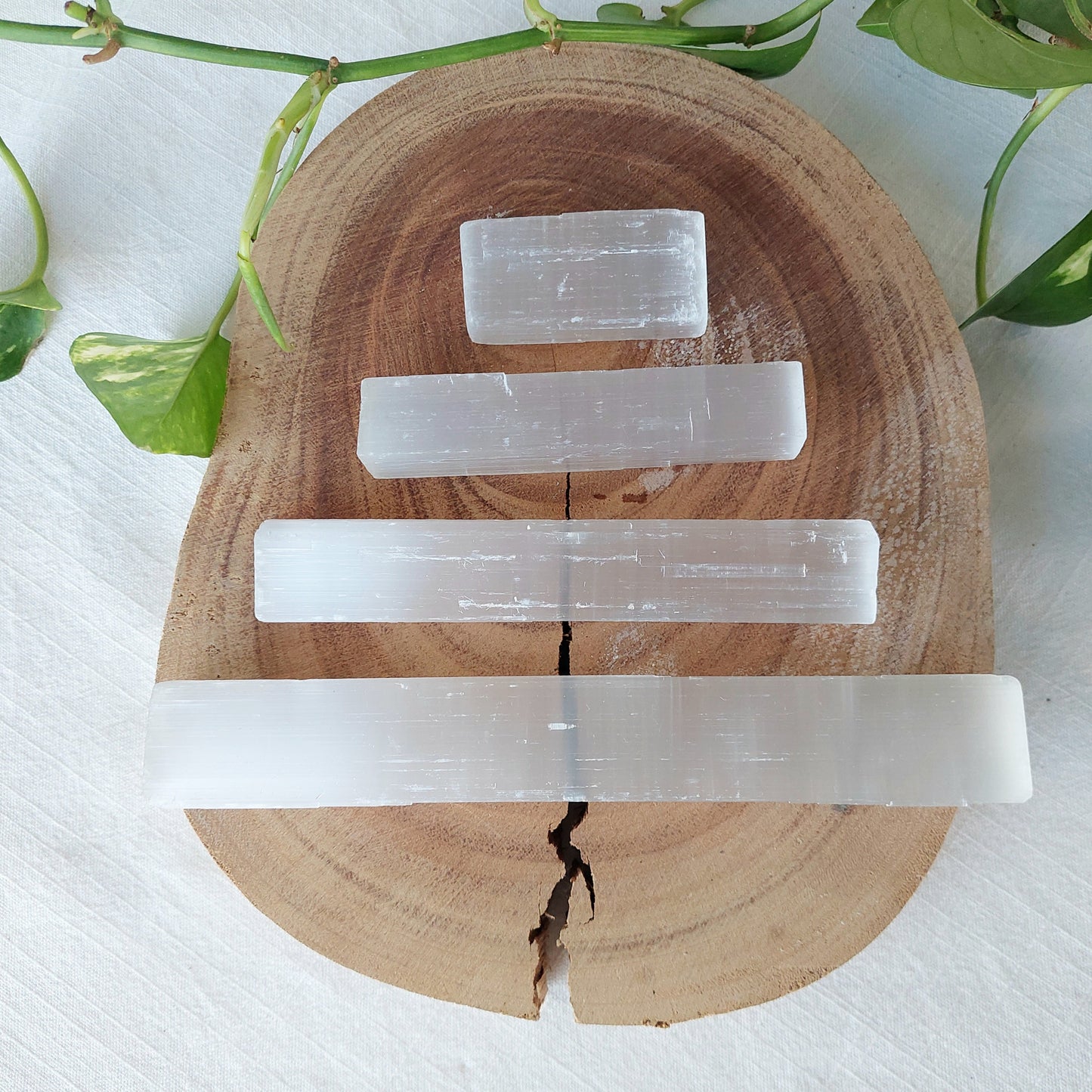 Selenite Bar Raw - Morocco - Sparrow and Fox
