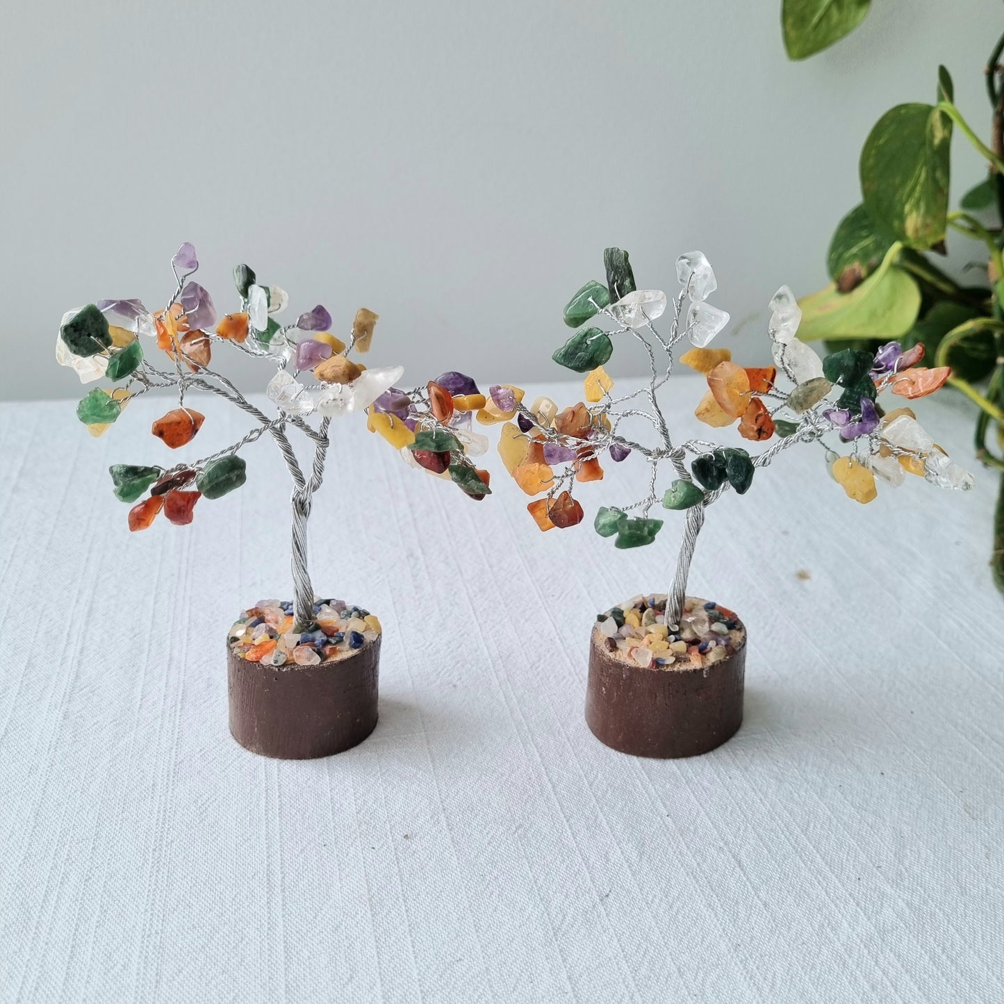 Mixed Crystal Chip Tree - 12cm - Sparrow and Fox