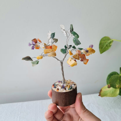 Mixed Crystal Chip Tree - 12cm - Sparrow and Fox
