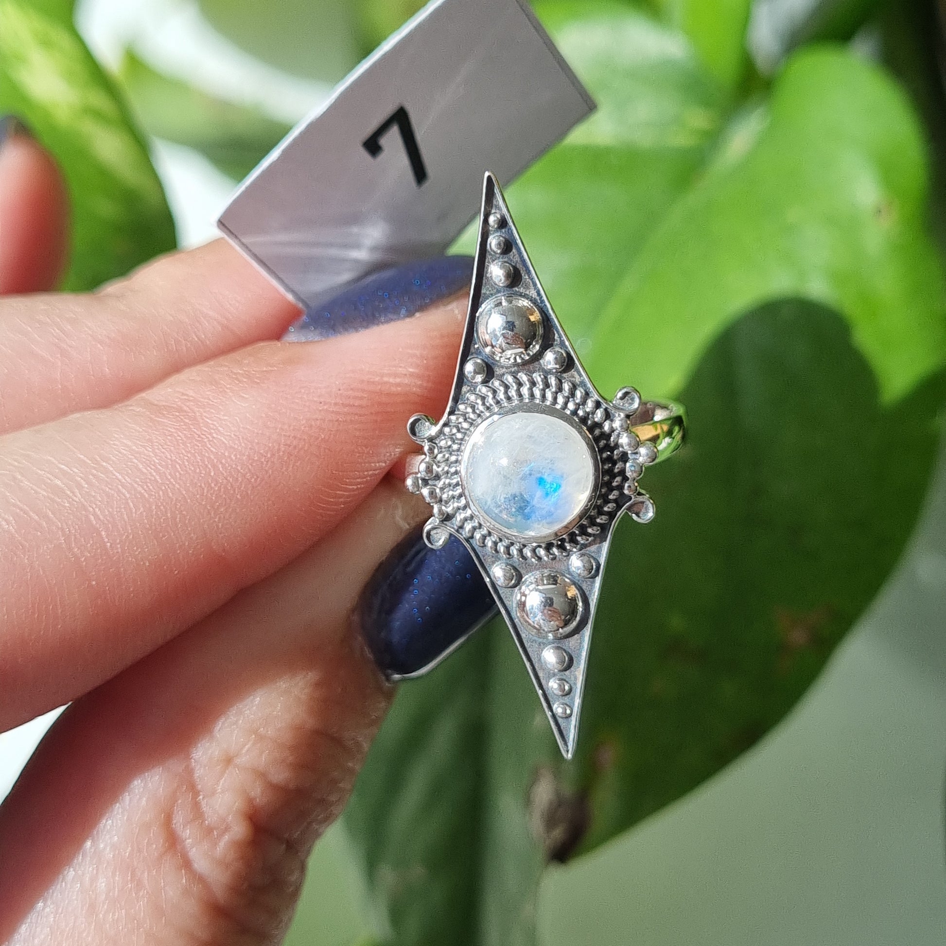 Aphrodite Nebula Sterling Silver Ring - Sparrow and Fox