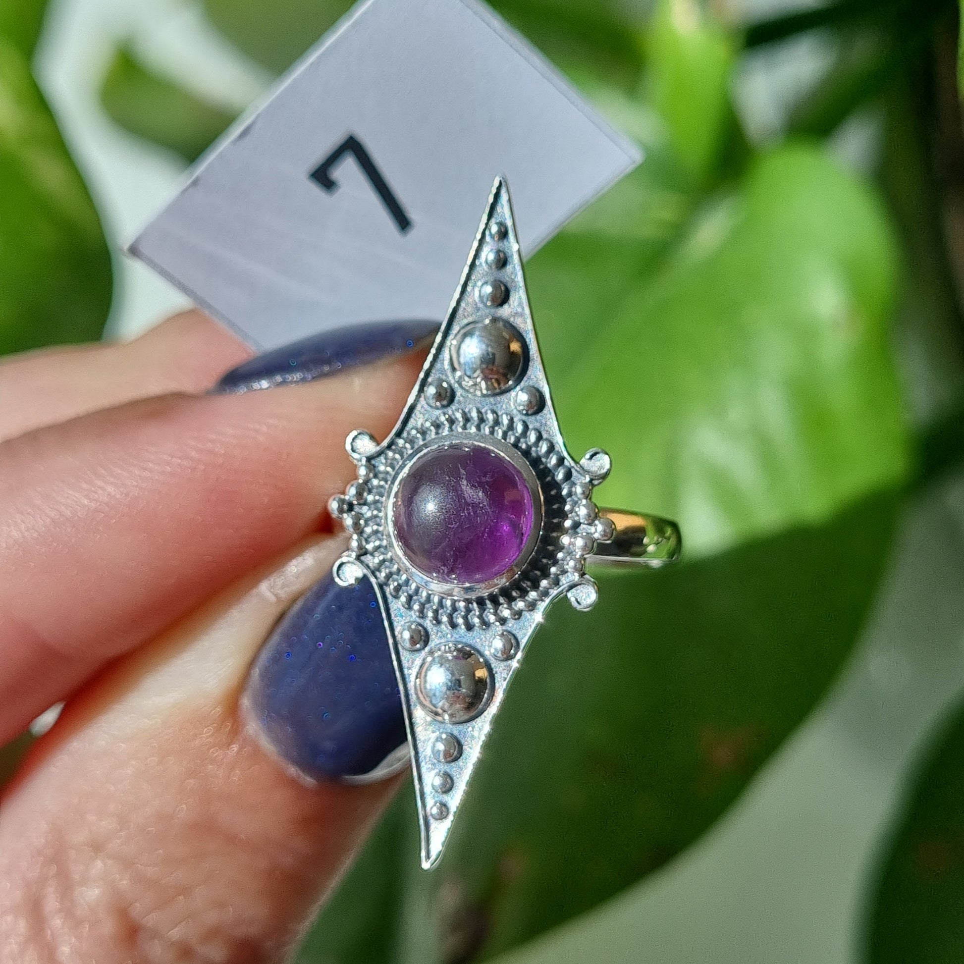 Aphrodite Nebula Sterling Silver Ring - Sparrow and Fox