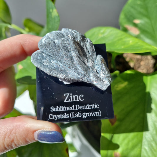 Sublimed Dendritic Zinc Crystals - 72.04g - Sparrow and Fox