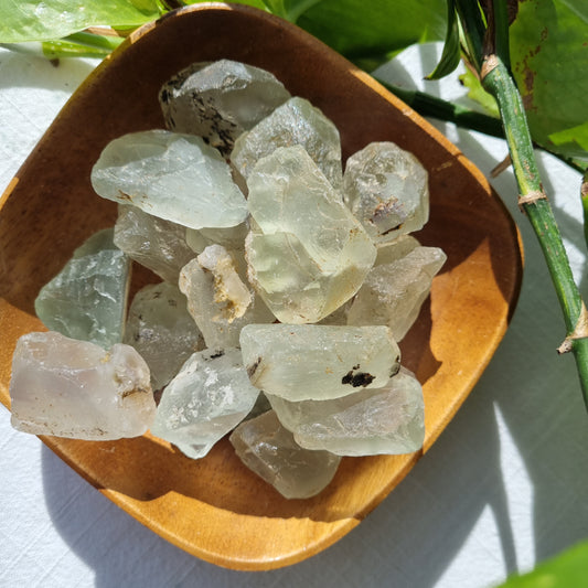 Pale Green Fluorite Raw - Sparrow and Fox