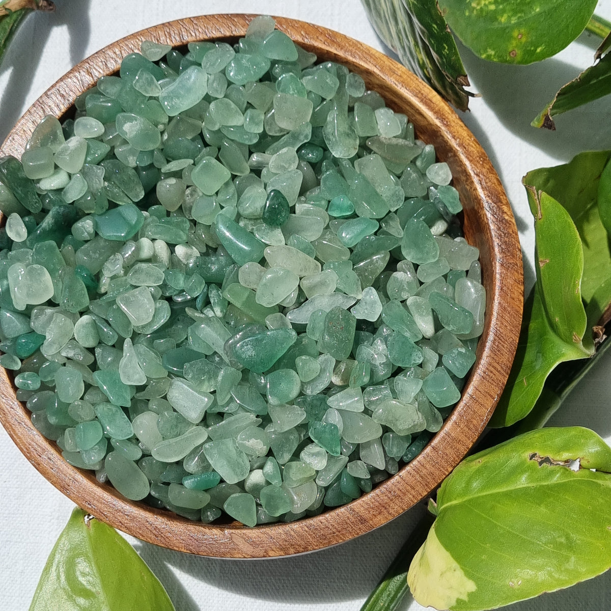 Green Aventurine Crystal Chips - Sparrow and Fox