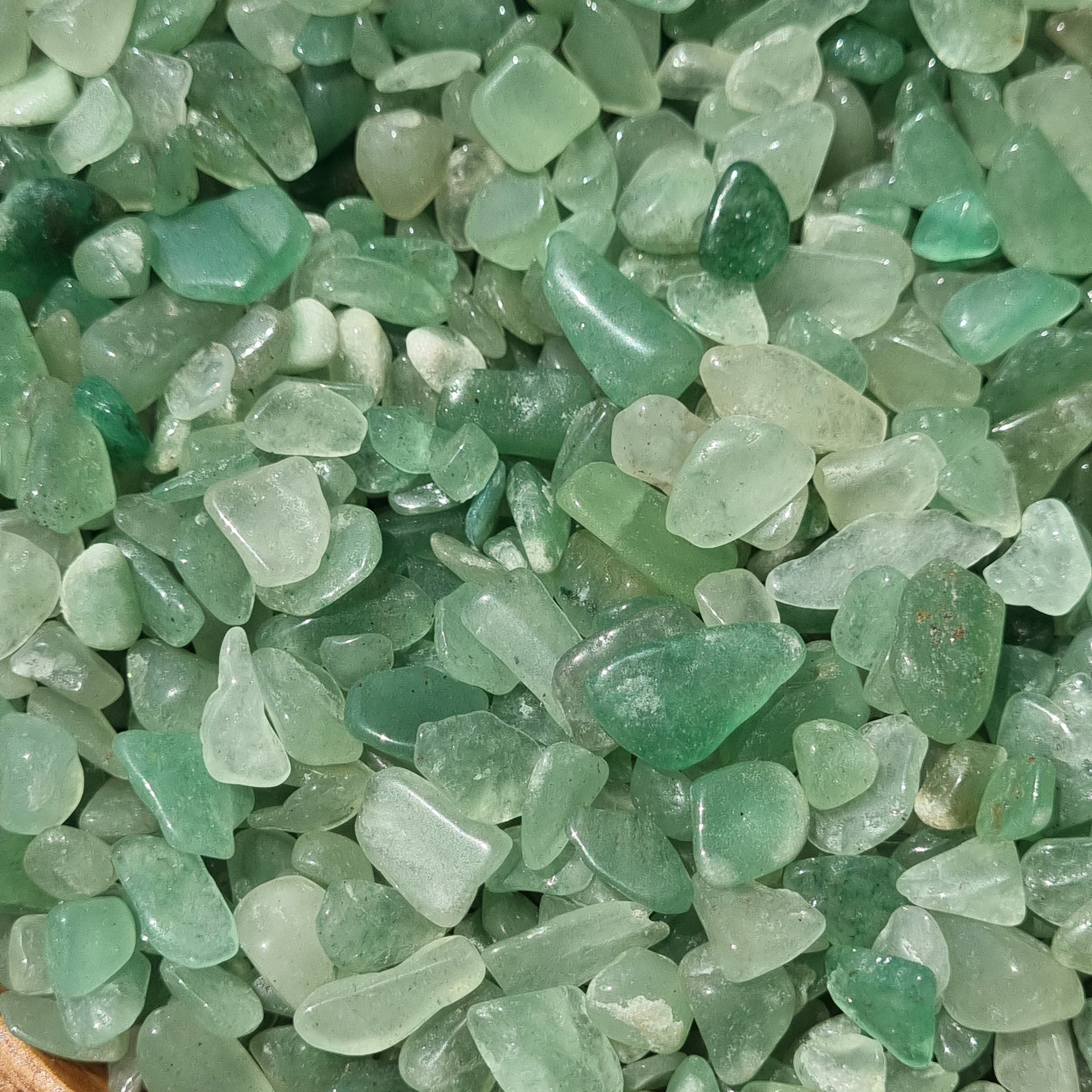 Green Aventurine Crystal Chips - Sparrow and Fox