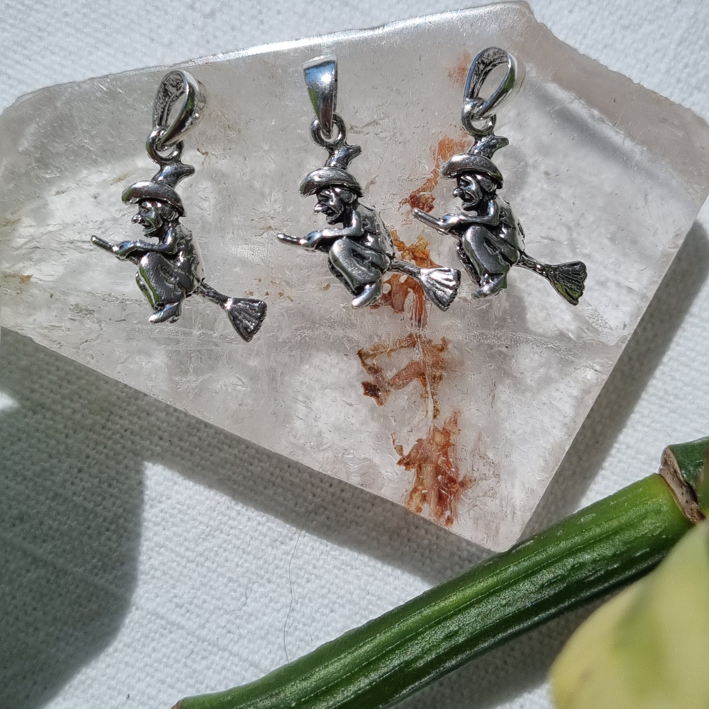 Sterling Silver Pendants - Sparrow and Fox
