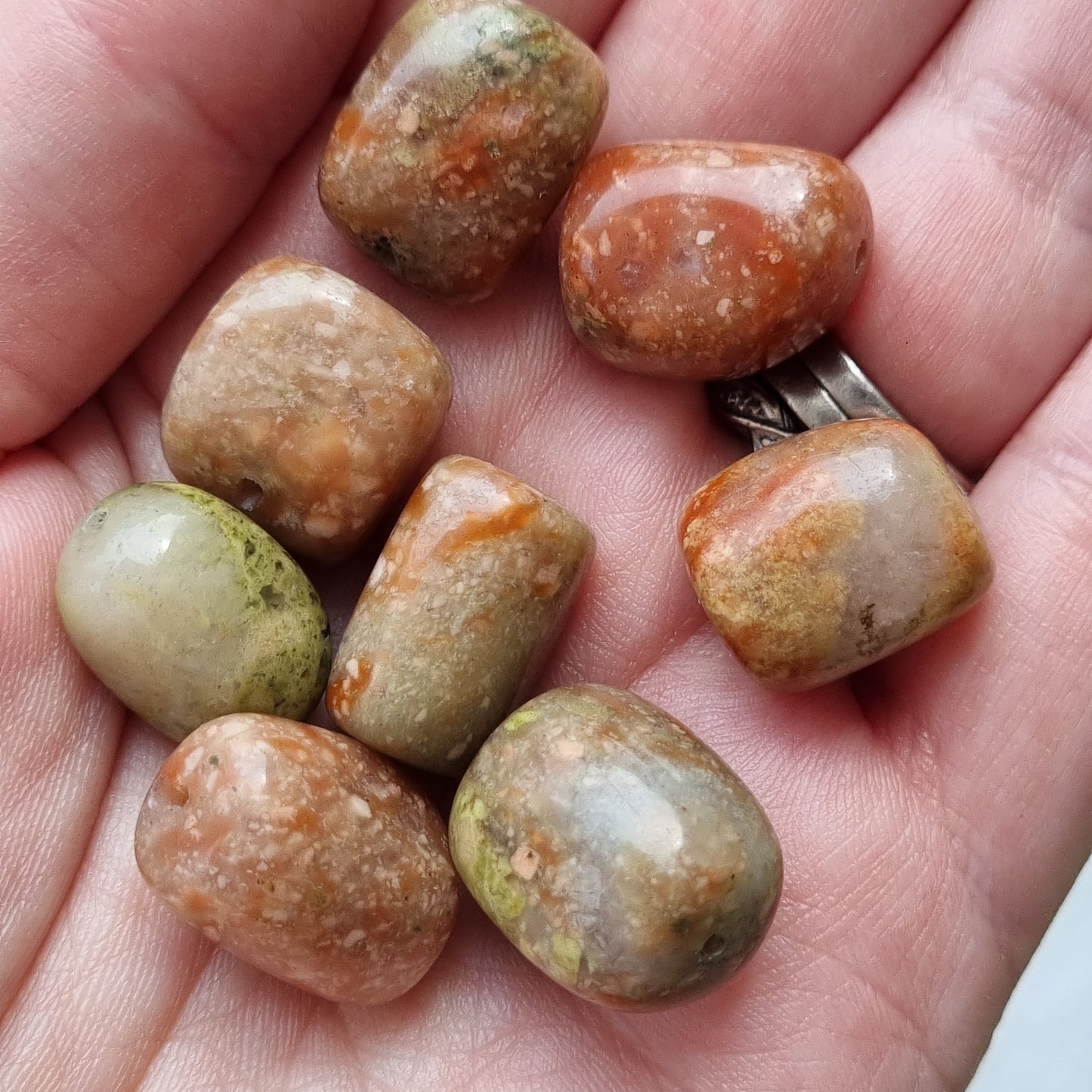 Autumn Jade Beads - 14-17mm - Sparrow and Fox
