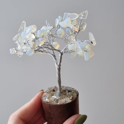 Opalite Crystal Chip Tree - 12cm - Sparrow and Fox
