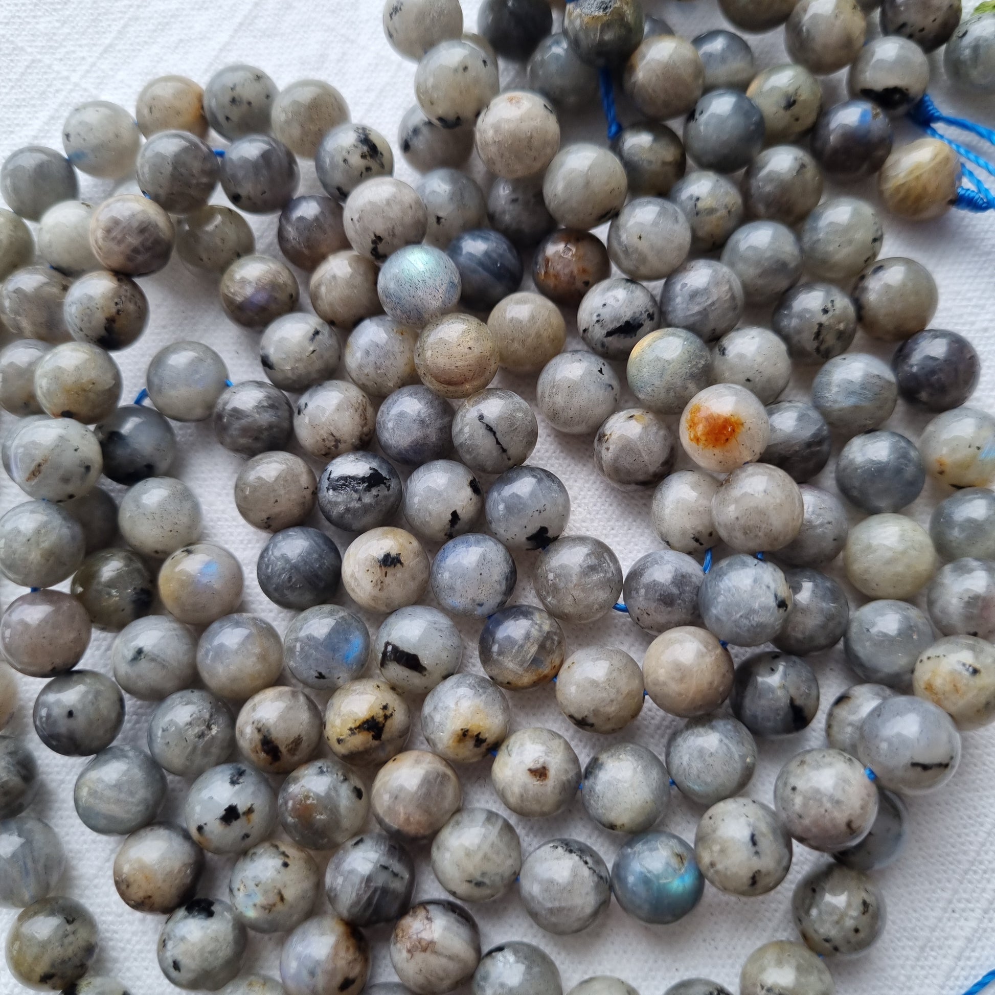 Labradorite Beads - 8mm round - Sparrow and Fox