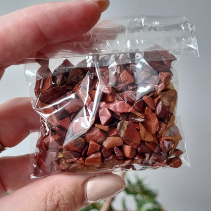 Red Jasper Crystal Chips - Sparrow and Fox