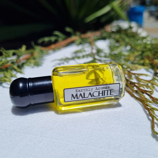 Malachite Scented Roll on Perfume Oil - Sparrow and Fox