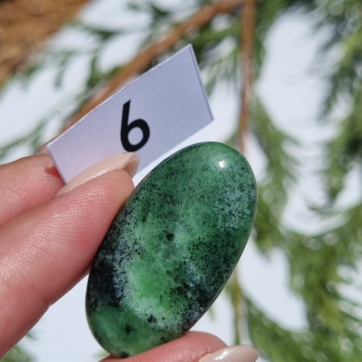 Ruby Zoisite Cabochon - Sparrow and Fox
