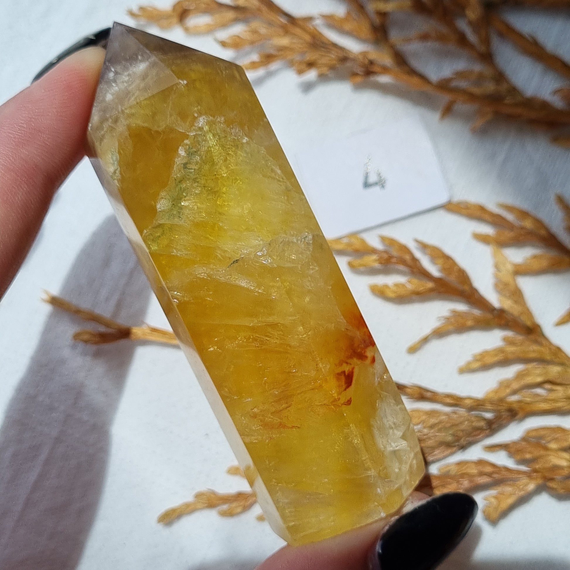 Yellow Fluorite Tower - China - Sparrow and Fox
