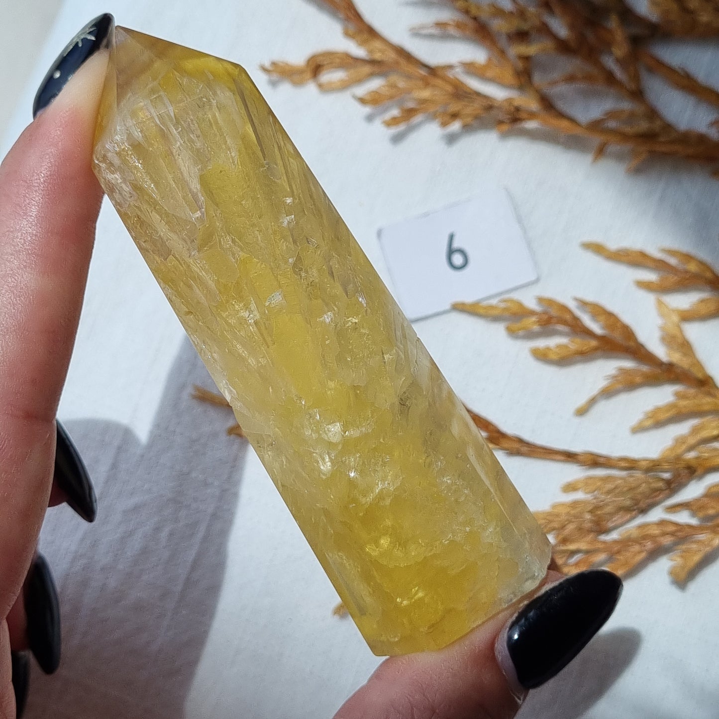 Yellow Fluorite Tower - China - Sparrow and Fox