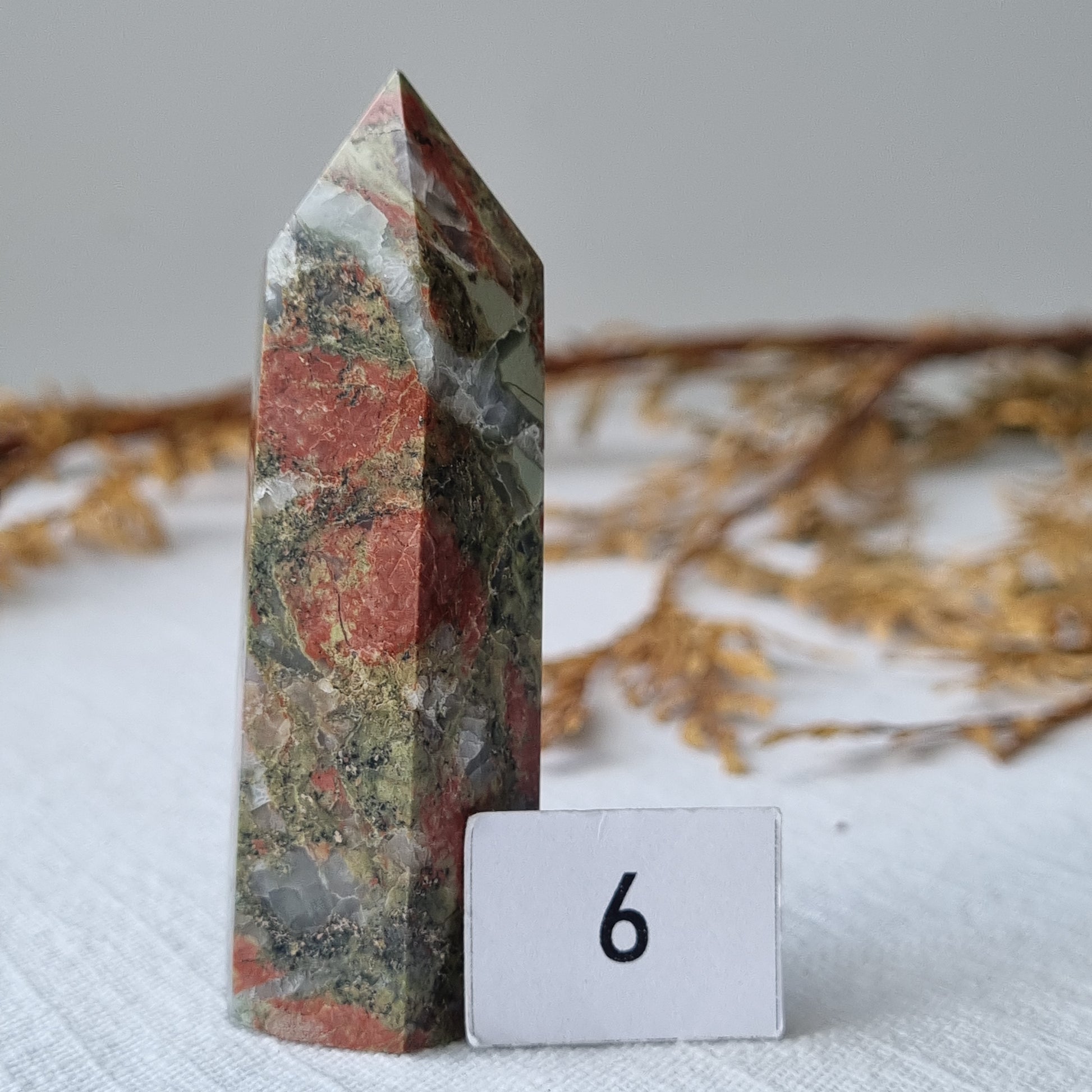 Unakite Tower - India - 50-75mm - Sparrow and Fox