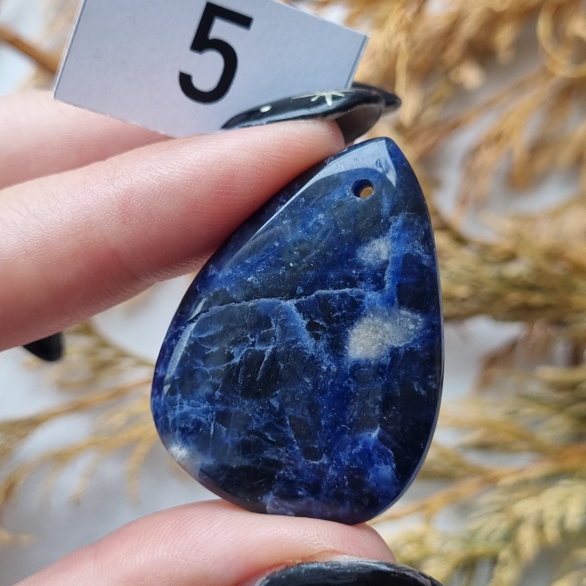 Sodalite Drilled Cabochons - Sparrow and Fox
