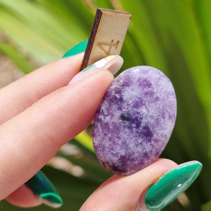 Lepidolite Cabochon - Sparrow and Fox