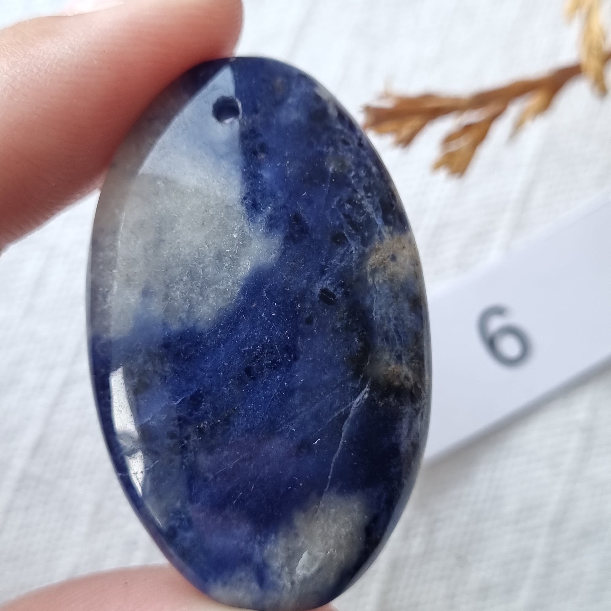 Sodalite Drilled Cabochons - Sparrow and Fox