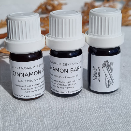 Cinnamon Bark Essential Oil - 5ml - The Witches Pantry - Sparrow and Fox