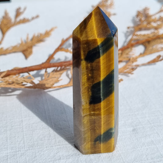 Mixed Tigers Eye Tower - Brazil - 116g - Sparrow and Fox