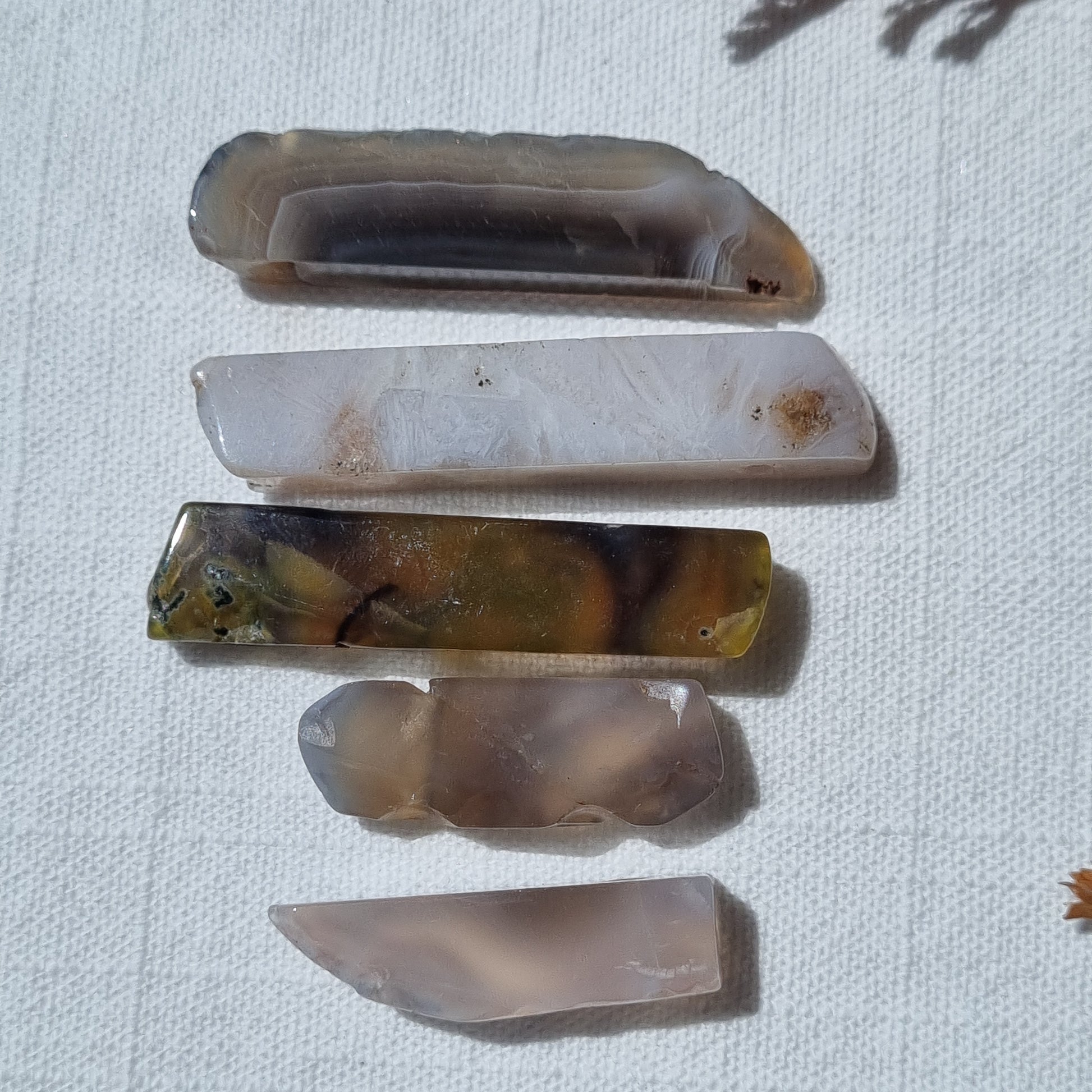 Agate Drilled Point Beads - 5 Pack - Sparrow and Fox