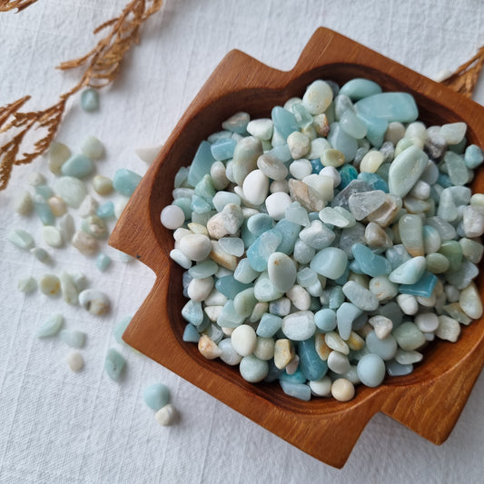 Amazonite Crystal Chips - Sparrow and Fox