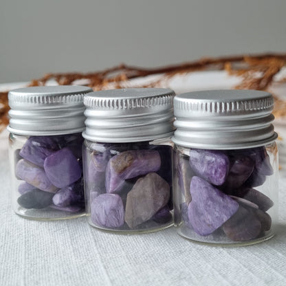Charoite Chip Jar - Sparrow and Fox