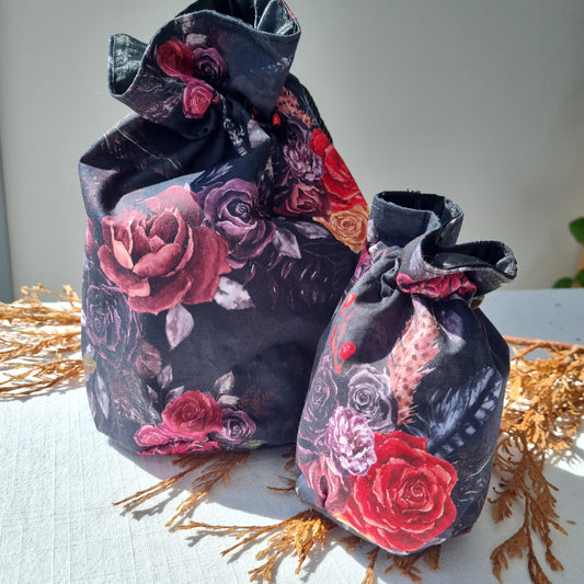 Handmade Magical Pouches - Gothic Rose - Sparrow and Fox
