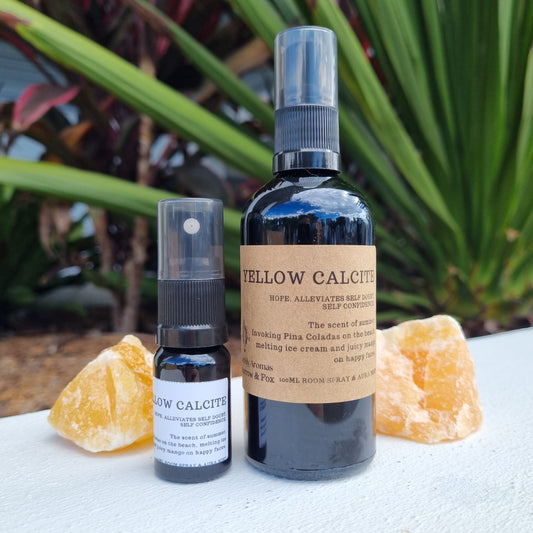 Yellow Calcite Room Spray & Aura Mist - Limited Edition April - Sparrow and Fox