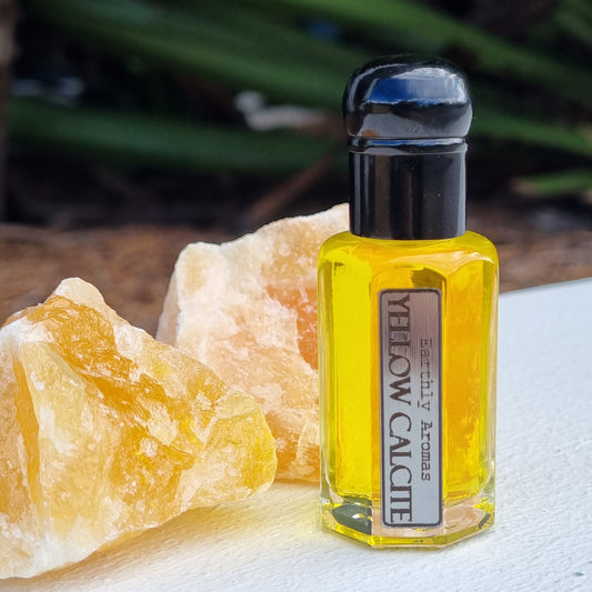 Yellow Calcite Scented Roll on Perfume Oil - Sparrow and Fox